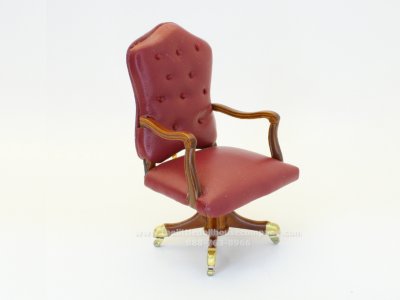 (image for) Miniature Governors Office Chair for Dollhouses