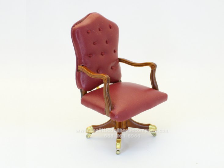 (image for) Miniature Governors Office Chair for Dollhouses
