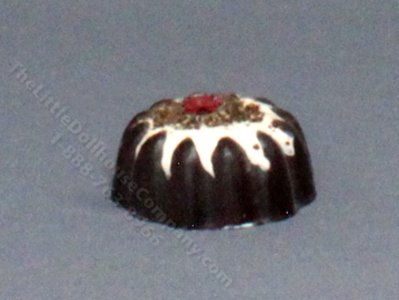 (image for) Miniature Chocolate Bundt Cake for Dollhouses