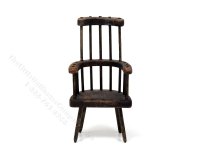 (image for) Vintage Miniature Windsor Armchair for Dollhouses