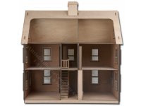 (image for) Greenleaf 8014, Jefferson Cottage Dollhouse Kit