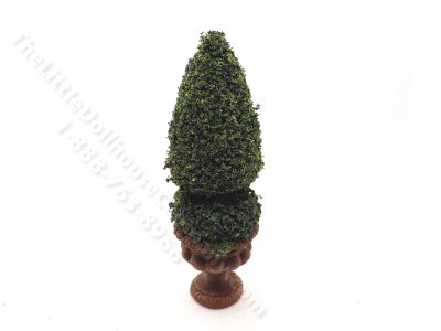 (image for) Miniature 6inch Topiary in Terracotta Round Base for Dollhouses