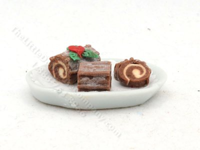 (image for) Miniature Chocolate Swiss Roll