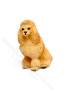 (image for) Miniature Apricot Poodle for Dollhouses