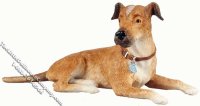 (image for) Miniature Dog Lying Down for Dollhouses