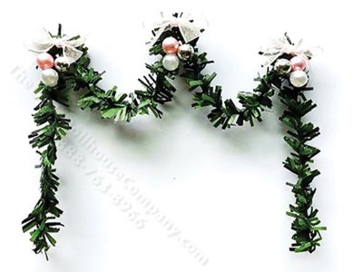 (image for) Miniature Victorian Christmas Garland for Dollhouses
