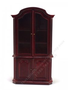 (image for) Miniature Mahogany Display Cabinet