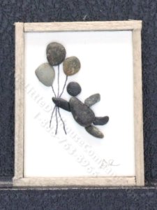 (image for) Dollhouse Miniature Balloons Pebble Art by Amy Robinson