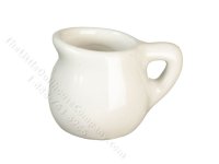 (image for) Miniature White Creamer Pitcher for Dollhouses