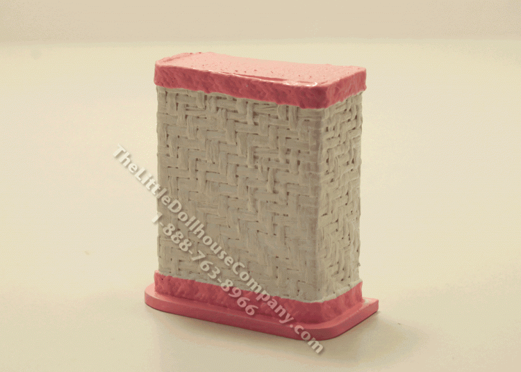 (image for) Laundry Hamper Kit, Pink and White