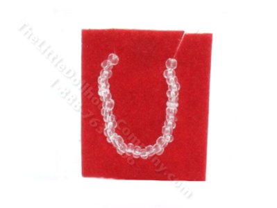 (image for) Miniature Crystal Necklace for Dollhouses