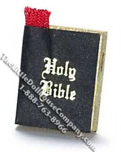 (image for) Miniature Bible with Bookmark for Dollhouses