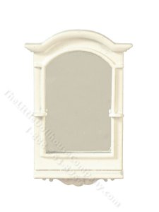 (image for) 1/2" Miniature French Provincial Mirror for Dollhouses