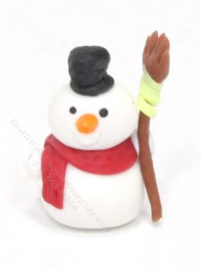 (image for) Miniature Clay Snowman