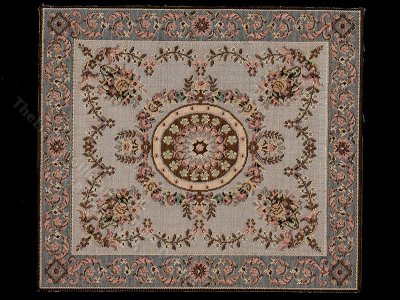 (image for) Miniature Handknotted Aubusson Carpet