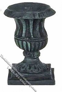 (image for) Miniature Large Black Urn for Dollhouses