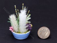 (image for) Vintage Miniature Potted Floral Arrangement for Dollhouses