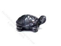 (image for) Miniature Carved Hematite Turtle