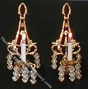 (image for) Dollhouse Scale Model Pair of 12v Princess Pat Sconces