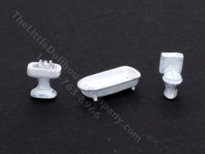 (image for) 1/144" Scale 3pc Bathroom Set