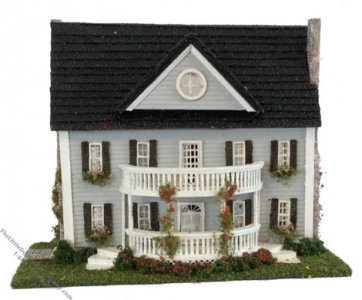 (image for) 1:144 Scale Classic Colonial Style House Kit