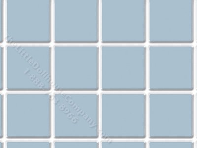 (image for) Miniature Blue Tile Floor