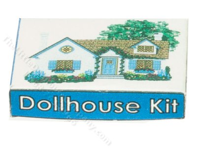 (image for) Miniature Toy Dollhouse Kit Box for Dollhouses