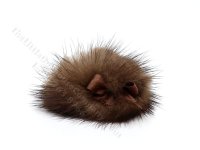 (image for) Miniature Mink Fur Hat for Dollhouses