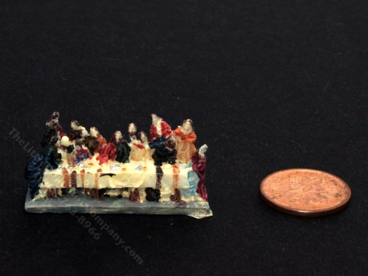 (image for) Miniature Last Supper Figurine for Dollhouses