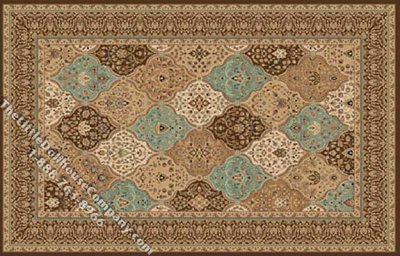 (image for) Miniature Large Sized Traditional Rug for Dollhouses