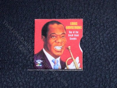 (image for) Miniature Louis Armstrong Vinyl Record Sleeve for Dollhouses