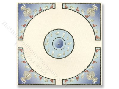 (image for) Dollhouse Scale Model Ceiling Masaic Panel