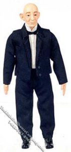 (image for) 1/12 Scale George Resin Doll for Dollhouses