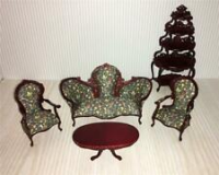 (image for) Miniature 6 Piece Sitting Room Set in Mahogany