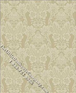 (image for) Daisy Damask Pattern Miniature Wallpaper for Dollhouses