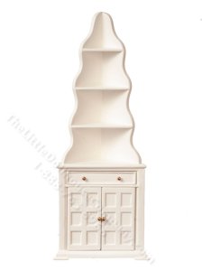 (image for) Miniature Corner Display Cabinet in White