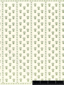 (image for) Pineapples Miniature Wallpaper for Dollhouses
