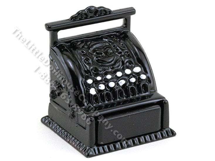 (image for) Miniature Black Cash Register for Dollhouses