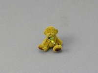 (image for) Miniature Bear with Beads by Sue Wilkes of Shoebutton Bears