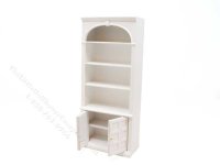 (image for) Miniature Open White Bookcase