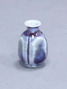 (image for) Miniature Blue Vase by Troy Schmidt for Dollhouses