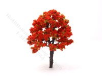 Miniature 4" Red Blossom Tree for Dollhouses (image for) Miniature 4" Red Blossom Tree for Dollhouses