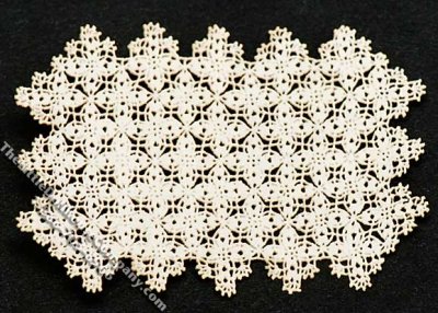 (image for) Miniature Laser Cut Doily Place Mat for Dollhouses