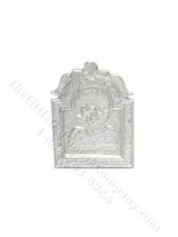 (image for) Miniature Etched Pewter Fireplace Screen for Dollhouses