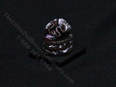 (image for) Miniature Chocolate Cake for Dollhouses
