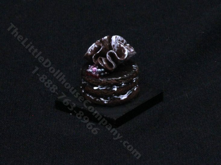 (image for) Miniature Chocolate Cake for Dollhouses