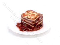 (image for) Miniature Meat Lasagna for Dollhouses