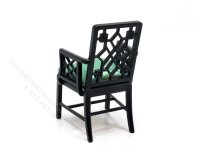 (image for) Miniature Chinese Chippendale Carver Chair C 1765 in Black