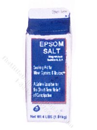 (image for) Miniature Replica Bottle of Epsom Salts