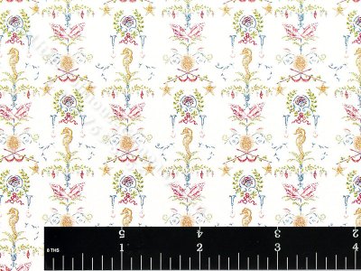 (image for) Seahorse Miniature Wallpaper for Dollhouses